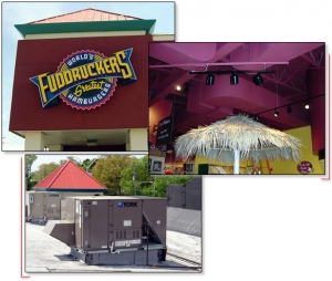 Commercial HVAC System Installed by Williams Service Co at Fuddruckers