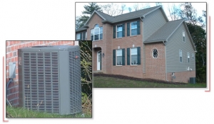 Residential HVAC system installed by Williams Service Co.