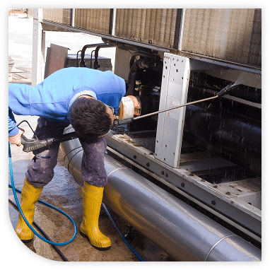 Power and Spray Washing Services for HVAC Maintenance in York, PA